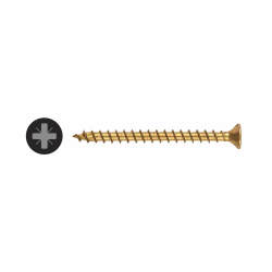 SPAX Yellox Pozi Countersunk Wood Screws - 4.0 x 50mm - Yellow Zinc - Pack of 200