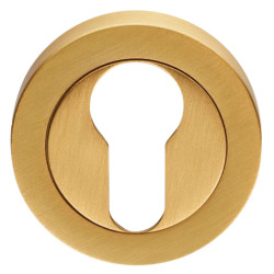 Serozzetta by Carlisle Brass Varese Escutcheon - 50mm Diameter - Euro - Satin Brass