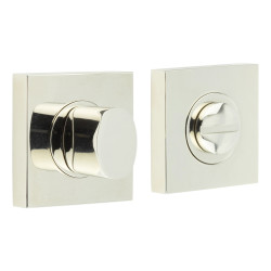 Burlington by Frelan Inner 3 Turn & Release with Square Plain Rose - 52 x 52mm - Polished Nickel