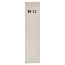 Stainless Steel Finger Plate - Pull - 300 x 75 x 1.2mm - Polished