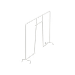 elfa Top Track System - Click In Ventilated Wire Shelf Divider - 311 x 54 x 200mm - White