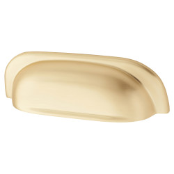 Altro Newly Cabinet Cup Handle - 96mm Centres - Satin Brass