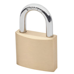 Watchman by Squire Solid Brass Padlock - 40mm Body - 24 x 23mm Shackle - Keyed Alike Key No 2