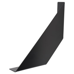 Altro Side Mounted Shelf Bracket - Matt Black