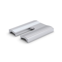 Bohle VetroMount Drainage Block for Top Mount Profile - 90 x 73mm - Aluminium - Pack of 13