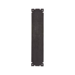Olde Forge Iron Plain Finger Plate - 300 x 65 x 4mm - Antique Black