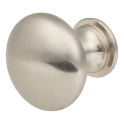 Altro Domed Round Cabinet Knob - 30mm Diameter - Satin Nickel