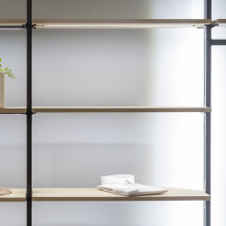 Emuca Zero Pro Light Diffuser Profile - 2900mm Length - White