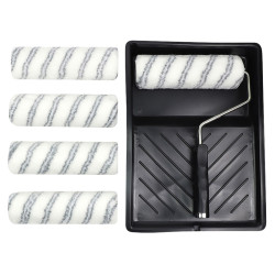 TIMCO Pro Medium Pile Paint Roller, Frame & Tray - 9"/230mm Width