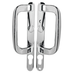 Trojan uPVC Patio Lock Door Handle - Euro - Chrome