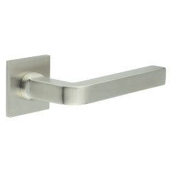 CRES by Frelan Satin Stainless Steel Fixed Dead Door Handles on Square Rose - CR-104 Range