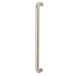 Altro 30mm D-Bar Door Pull Handle - Bolt Fix - 600mm Centres - Satin Stainless Steel