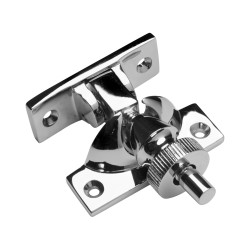 Altro Brighton Screw Pattern Sash Window Fastener - 58 x 22mm - Polished Chrome
