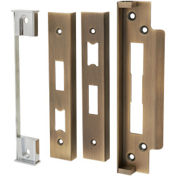 Altro 13mm Architectural Rebate Kit for Sashlock - Antique Brass
