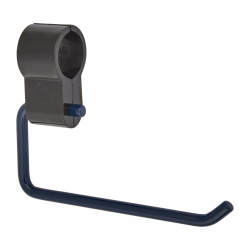 Fitzroy of London Support Rail Clip-On Toilet Roll Holder - 165 x 32 x 120mm - Blue Powder Coated