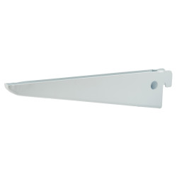 Altro Twin Slot Shelf Bracket - 170mm Length - White