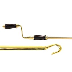 Hampstead Skylight Opener Handle - 1520mm Length - Polished Brass