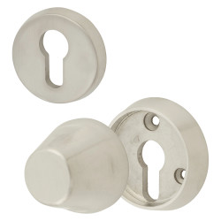 Eclipse Anti-Ligature Turn & Cylinder Conversion Kit - 62mm Diameter - Satin Stainless Steel