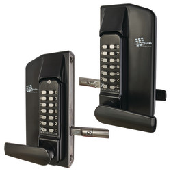 Borg BL3430 External Marine Grade Easicode Pro Push Button Gate Back to Back Code Lock - Black