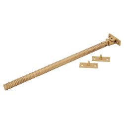 Hampstead Iris Reeded Casement Window Stay - 10"/250mm Length - Satin Brass