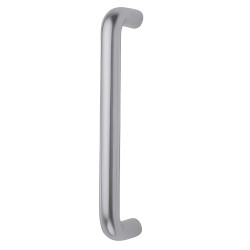 Altro 19mm D-Bar Door Pull Handle - Bolt Fix - 150mm Centres - Satin Aluminium