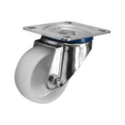 Coldene Heavy Duty Industrial Castor - Swivel - 100kg Max Weight - 100mm Diameter - White