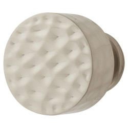 Hampstead Kendal Hammered Round Cabinet Knob - 30mm Diameter - Satin Nickel