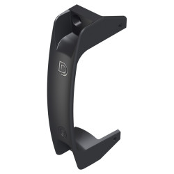 D&D Gate Handle - 420mm Length - Black