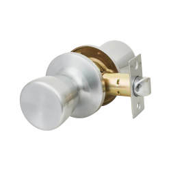 Touchpoint Satin Chrome Hotel Passage Mortice Door Knobset - 65mm Rose Diameter