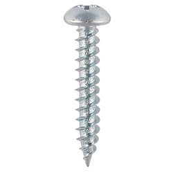 TIMCO Twin Threaded Pozi Round Head Wood Screws - 6 x 3/4" - Zinc Plated - Pack of 200