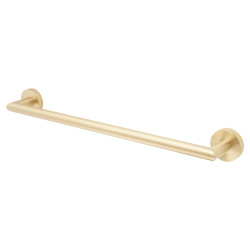 Hampstead Knurled Towel Rail - 500 x 70 x 57mm - Satin Brass