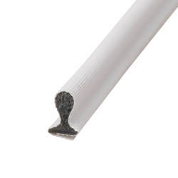 Exitex D Slot Aquatex Seal - 6.5mm - 100m Length - White