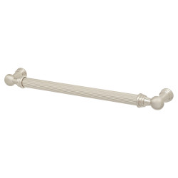 Altro Whitby Lines 10mm T-Bar Cabinet Pull Handle - 192mm Centres - Satin Nickel