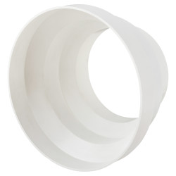 Manrose Plastic Circular Ducting Reducer - 6"/150mm to 4"/100mm - White