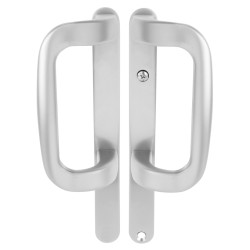 Trojan uPVC Patio Dummy Door Handle - Silver