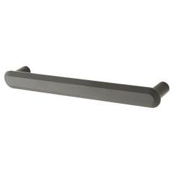 Hampstead Morley 19mm Bobbled D-Bar Cabinet Pull Handle - 160mm Centres - Matt Black