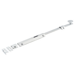 Hampstead Extra Long French Door Bolt/Flat Section Bolt - 355 x 36mm - Polished Chrome