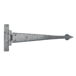 Olde Forge Arrow Head Door Tee Hinge - 165 x 100mm - Pewter