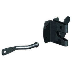 GateMate Large Auto Gate Catch - 182 x 62 x 48mm - Epoxy Black