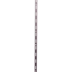 Altro Single Slot Shelf Wall Upright - 1000mm Length - Silver