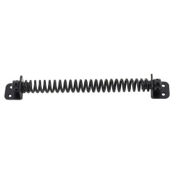 Gate Spring - 250mm Length - Black Japanned - Wooden Gates