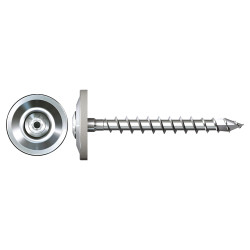 SPAX Raised Countersunk T-Star Plus Sealing Screw - 4.5 x 25mm - A2 Stainless Steel - Pack of 75