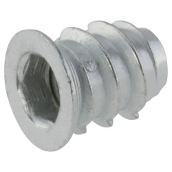 Screw In Sleeve - White Zinc - Pack of 50