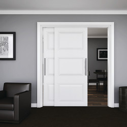 Klug Double Wardrobe Top Sliding Door Track and Channel Pack - 2000mm Track - 45kg Max Door Weight