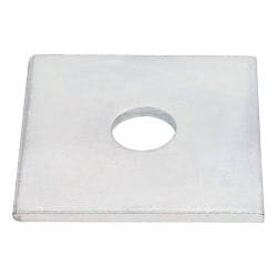 Square Plate Washer - M12 x 50mm - Zinc Plated - Pack of 8