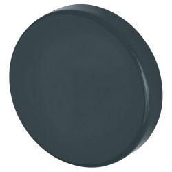 Hoppe AR600/30 Nylon Blank Escutcheon - 52mm Diameter - Anthracite Grey - Pair