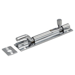 Touchpoint Budget Necked Barrel Bolt - 100 x 25mm - Polished Chrome
