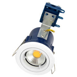 Forum Electralite Yate 50W IP20 Fire Rated LED Fixed Downlight - White