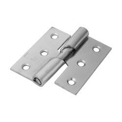 Rising Butt Door Hinge - 75 x 70 x 2.5mm - Left Hand - Zinc Plated - Pair