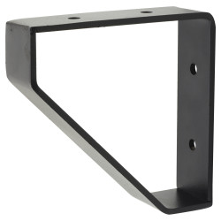 Altro Triangle Shelf Bracket - 100 x 100mm - Black - Pair
